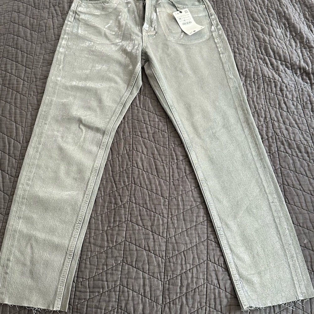Zara metallic slim